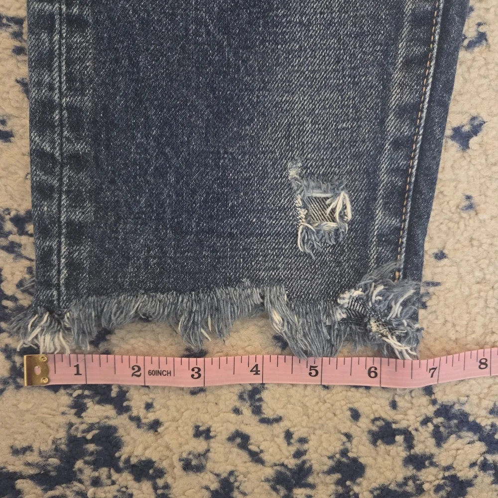 Moussy Dark Blue Ankle Jeans - Picture 2 of 9